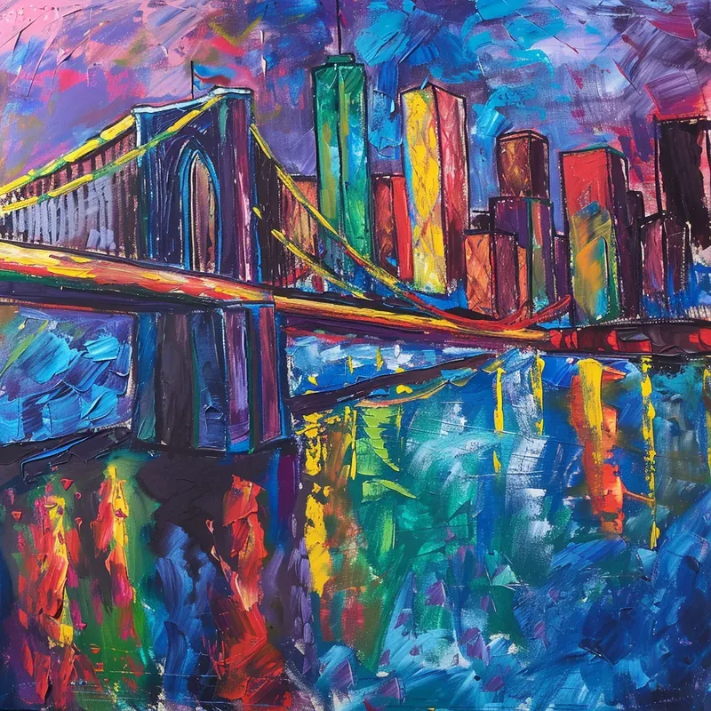 Brightly Colored Art Paintings