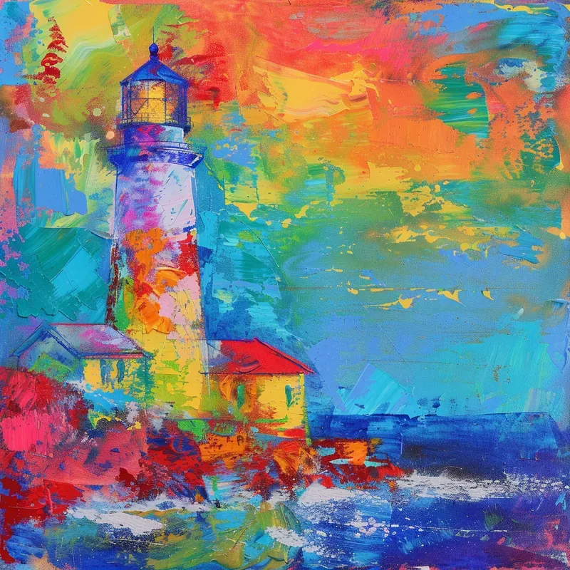 Brightly Colored Art Paintings