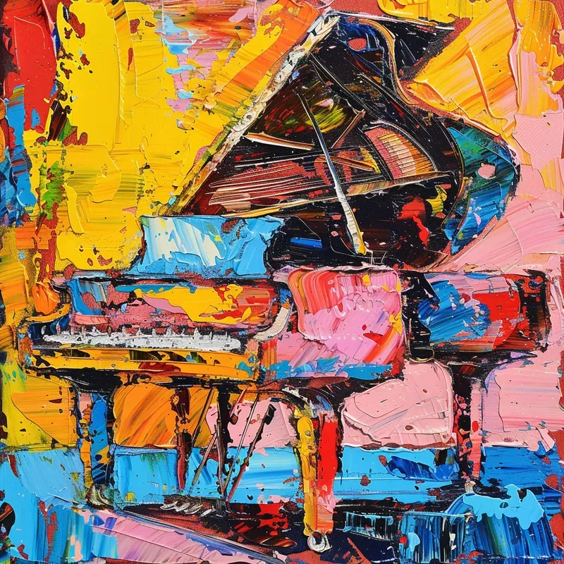 Brightly Colored Art Paintings