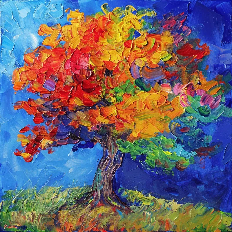 Brightly Colored Art Paintings