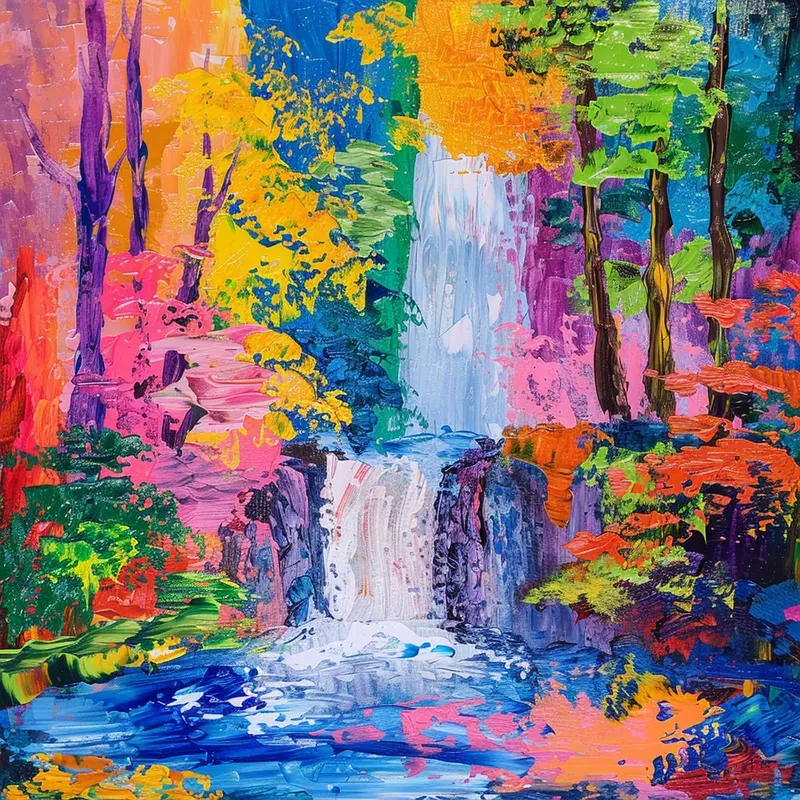 Brightly Colored Art Paintings
