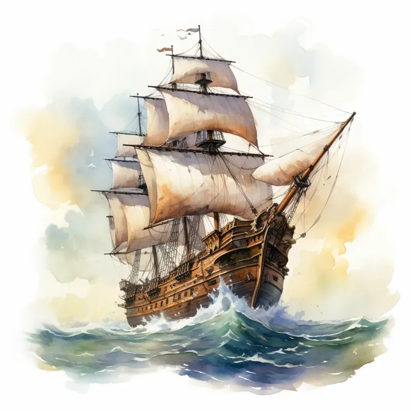 Drawings With Watercolor Brushes