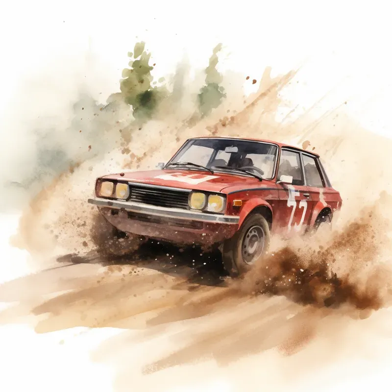 Drawings With Watercolor Brushes