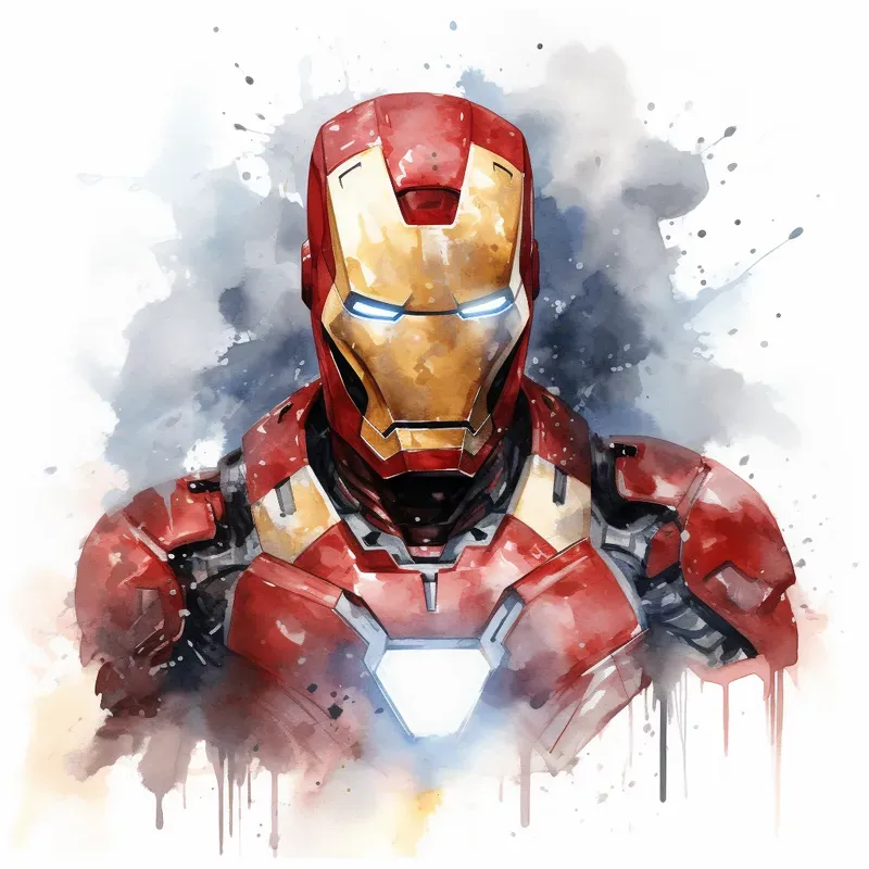 Drawings With Watercolor Brushes