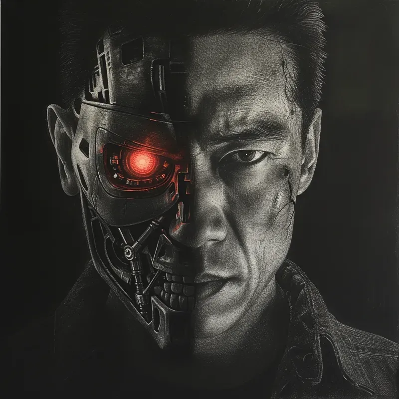 T800 Terminator Style Portraits