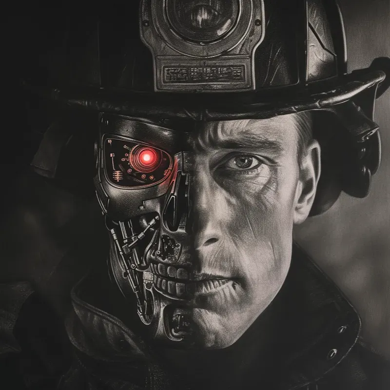 T800 Terminator Style Portraits