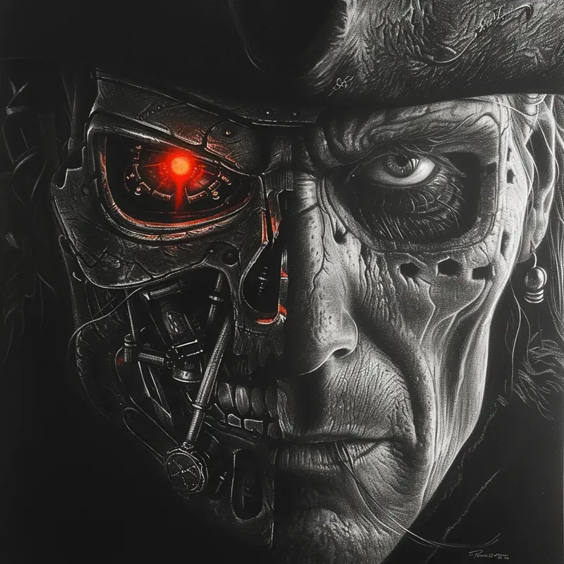 T800 Terminator Style Portraits
