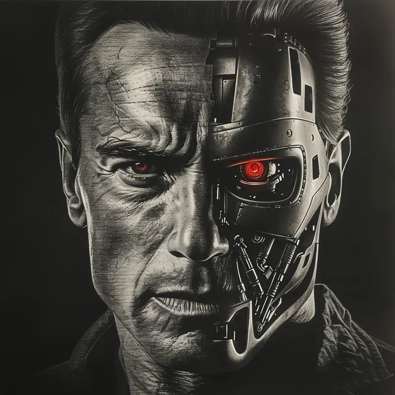 T800 Terminator Style Portraits