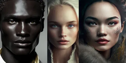 High Fashion Realistic Models generated by midjourney