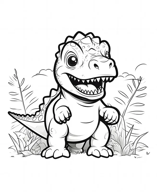 Kawaii Animals Anime Coloring Pages