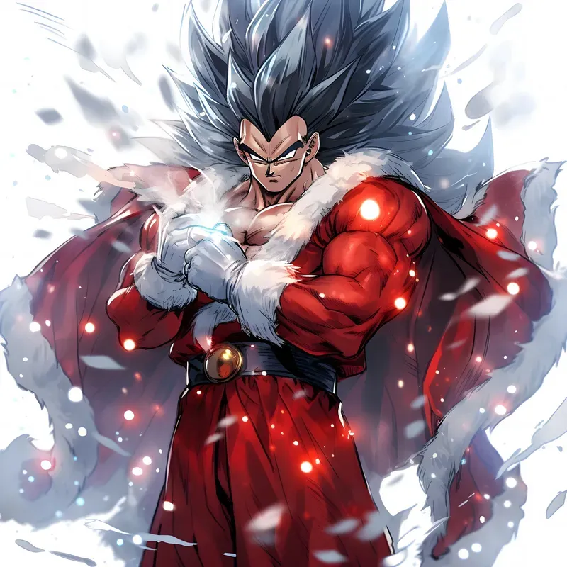 Christmas Anime Characters Art