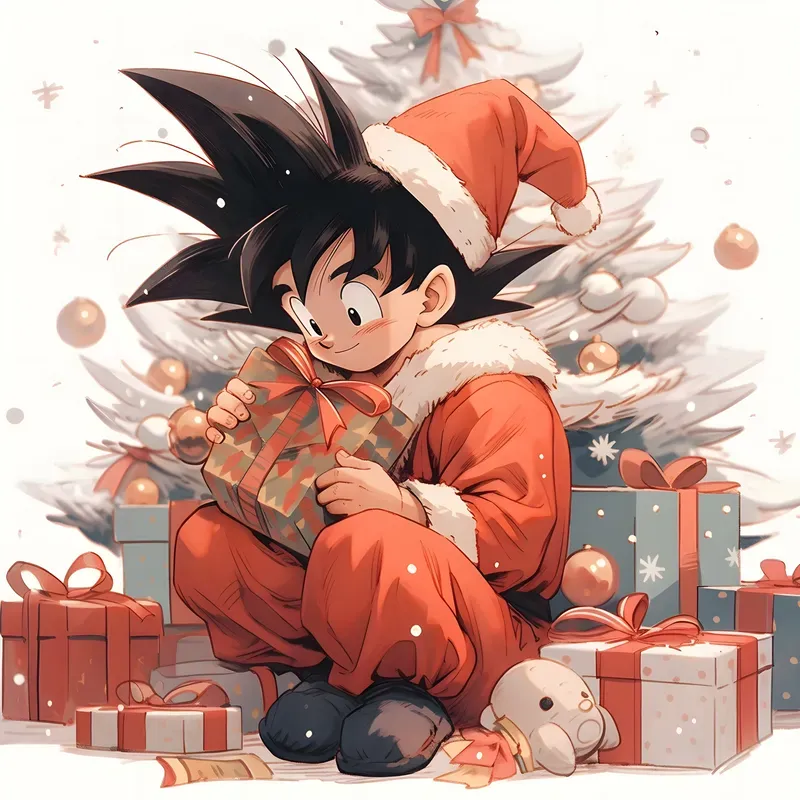 Christmas Anime Characters Art