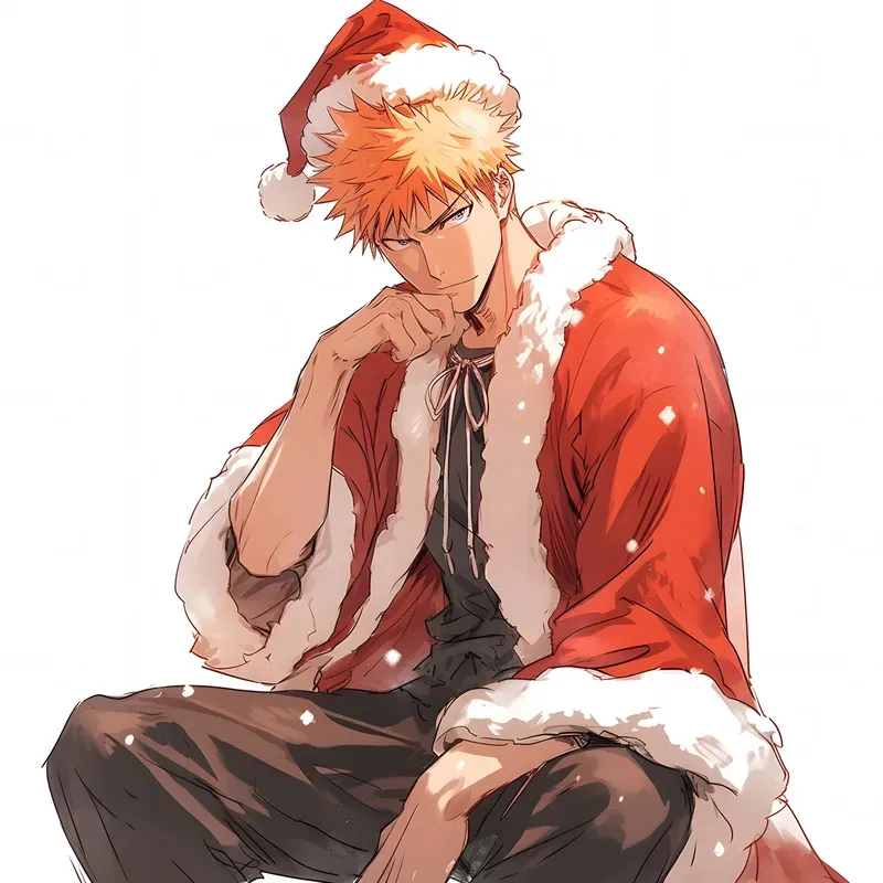 Christmas Anime Characters Art