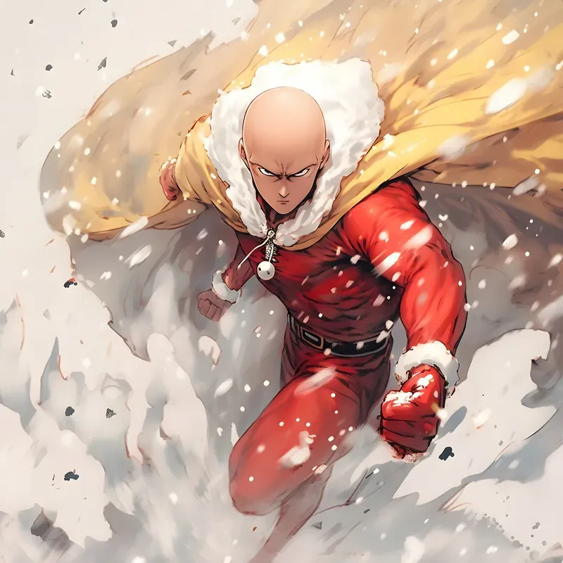 Christmas Anime Characters Art