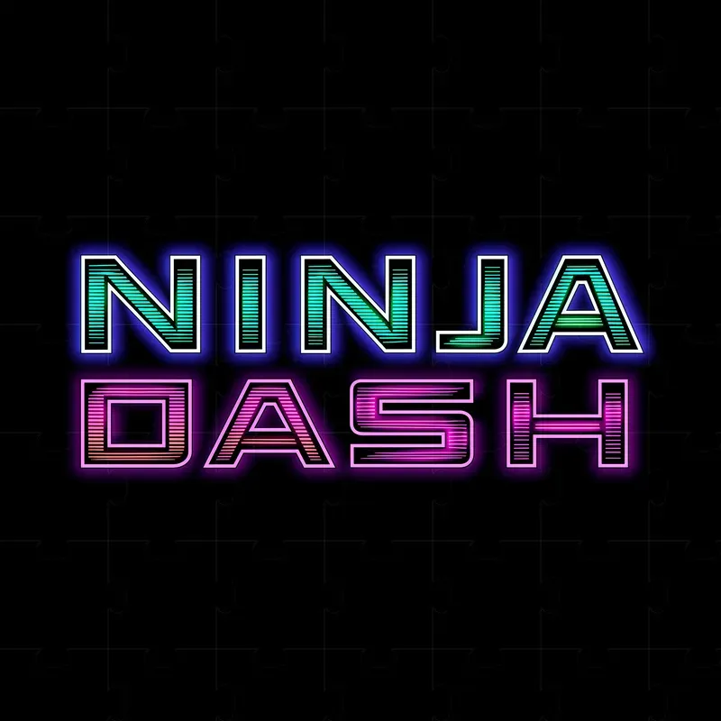 Neon Gaming Text And Titles