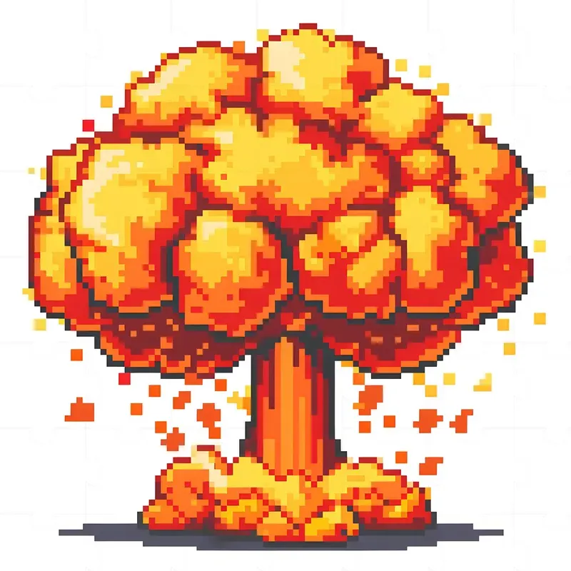 Retro Video Game Pixel Art