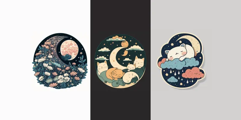 Dreamy Stickers generated by undefined
