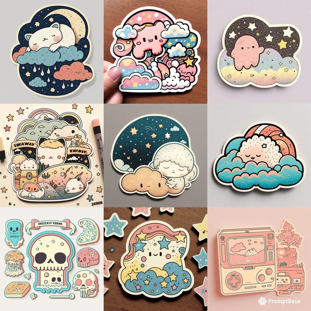 Dreamy Stickers