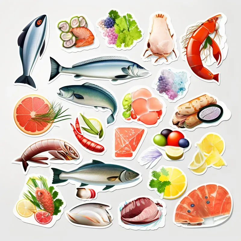 Fresh Food Stickers