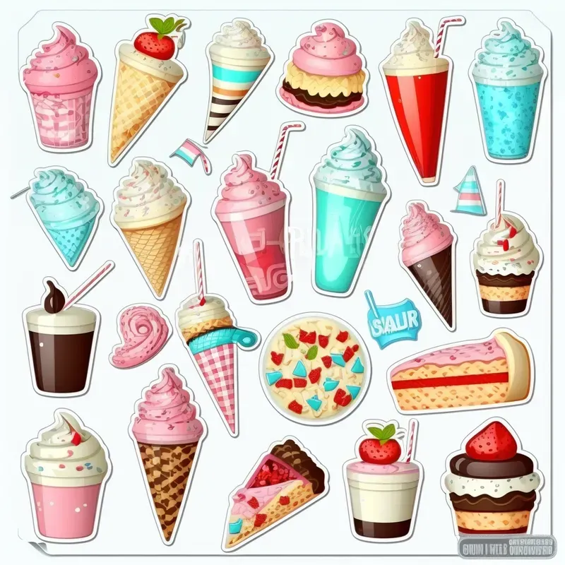 Fresh Food Stickers