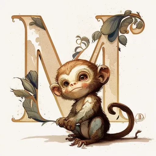 Cute Children Book Animal Letters