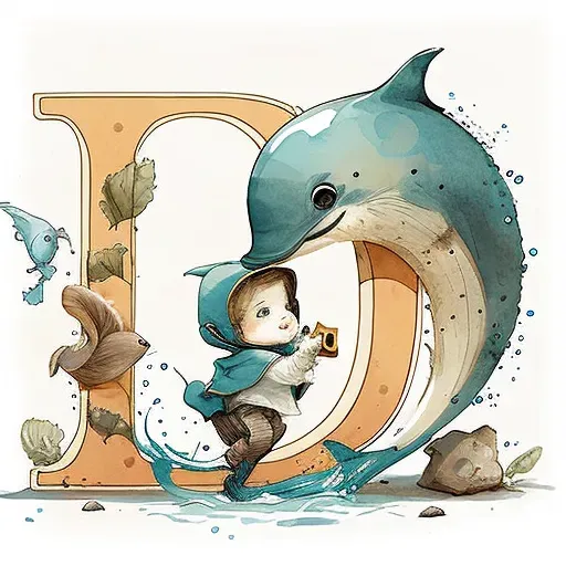 Cute Children Book Animal Letters