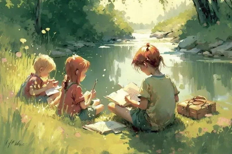 Watercolour Children Book Illustrations