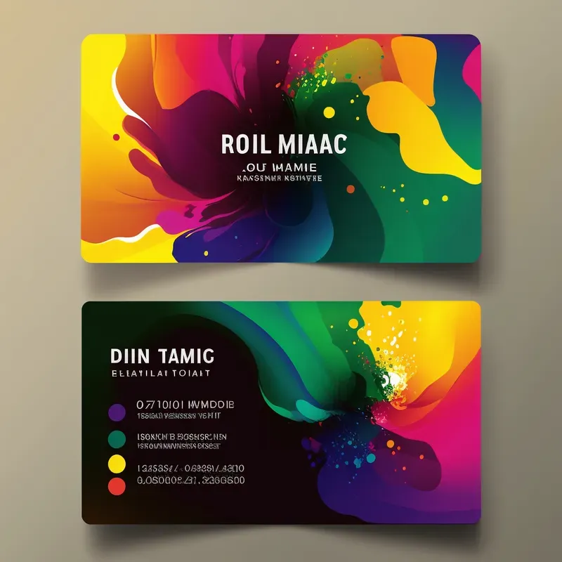 Energetic Business Card Templates