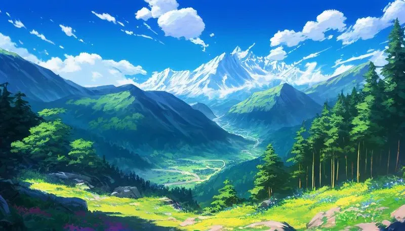 Anime Landscapes Backgrounds
