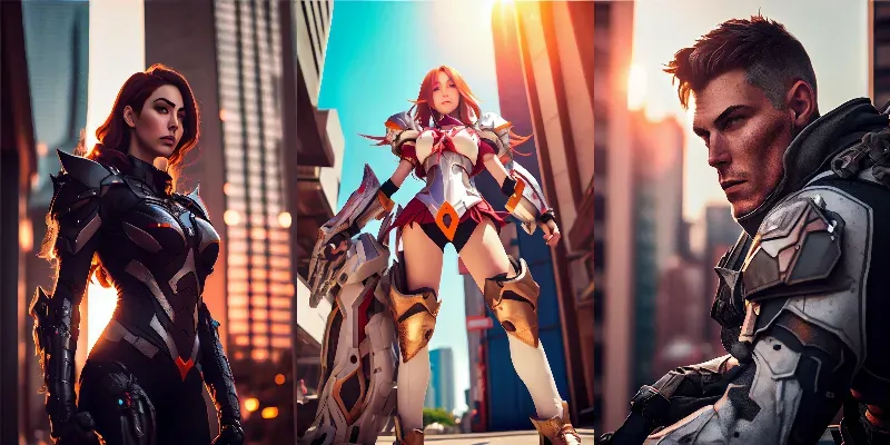 Game Cosplayers generated by undefined