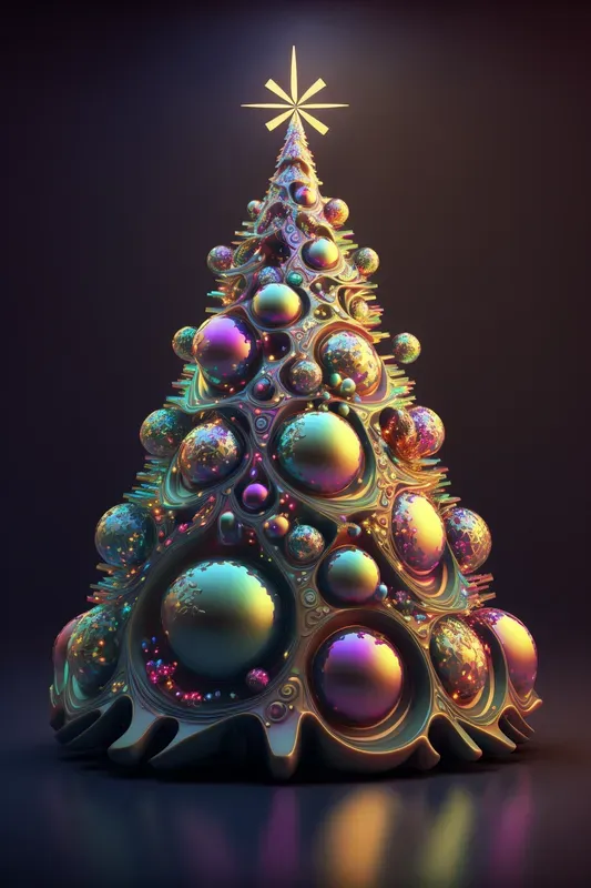 Psychedelic Christmas Trees
