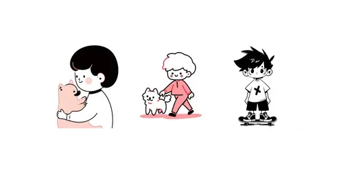 Japanese Cartoon Style generated by midjourney