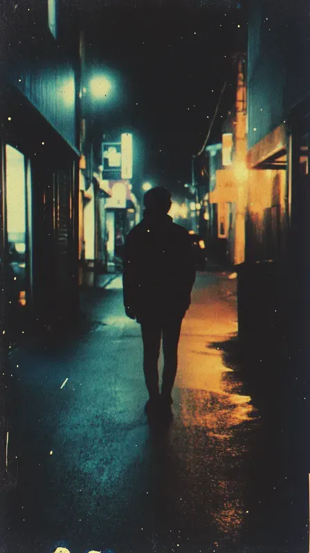 Experimental Dark Noir Polaroids