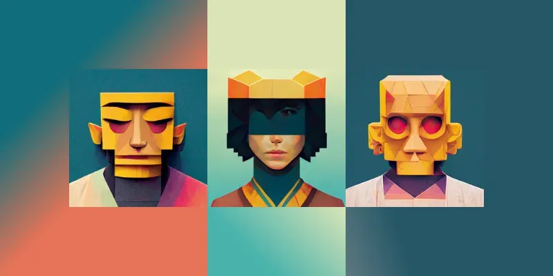 Random Stylized Avatars generated by undefined