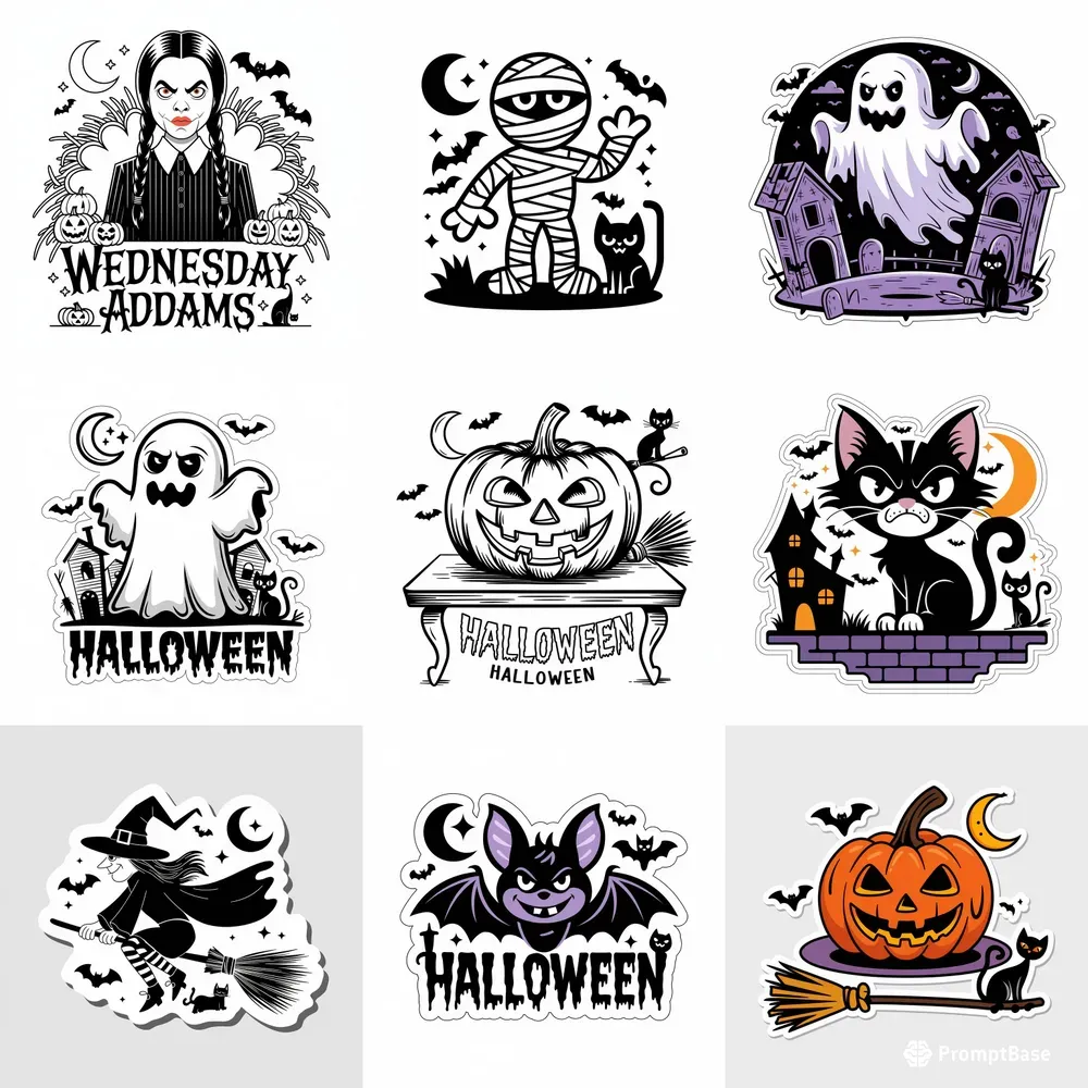 Nice Halloween Stiker