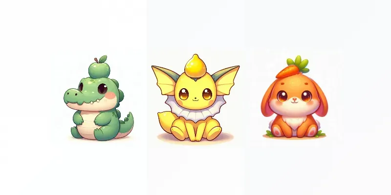 Stunning Cutish Little Cliparts generated by undefined