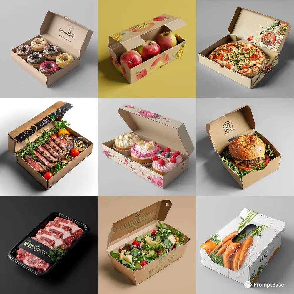 Luxus Food Packaging Boxes