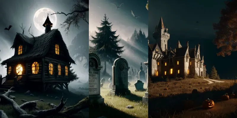 Halloween Illustrations generated by undefined