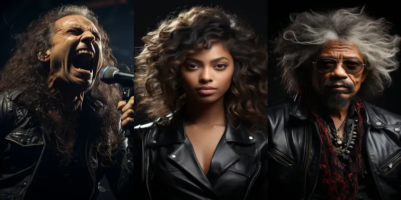 Musician Portraits generated by undefined