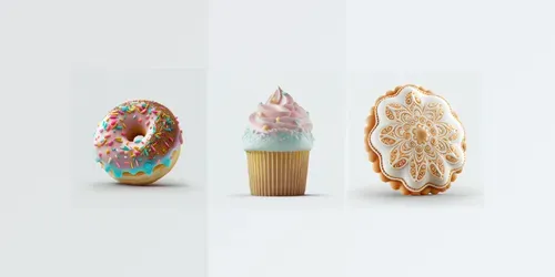 3D Sweet Deserts generated by midjourney