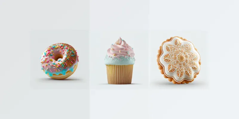 3D Sweet Deserts generated by undefined