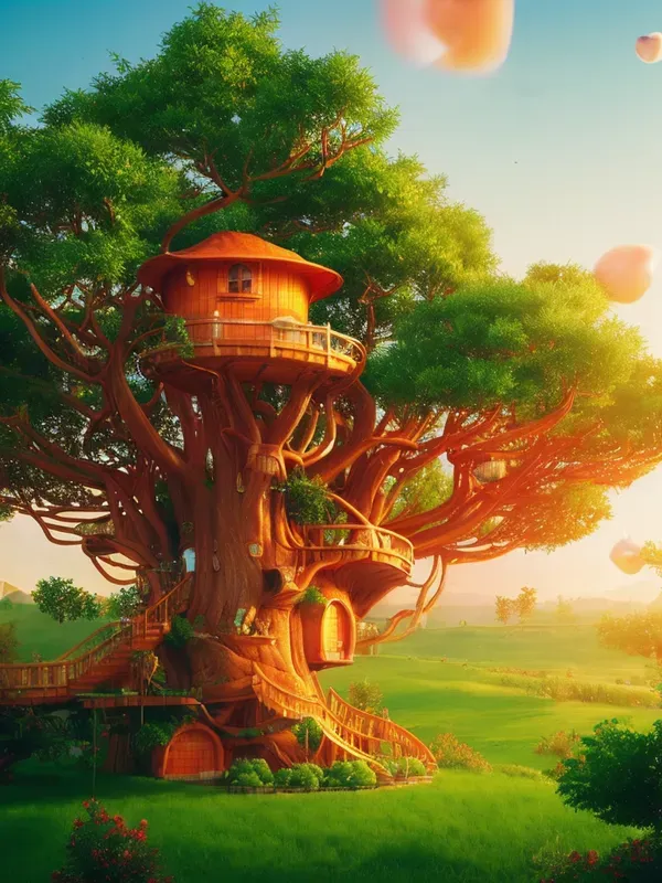Fantasy Treehouse Landscapes