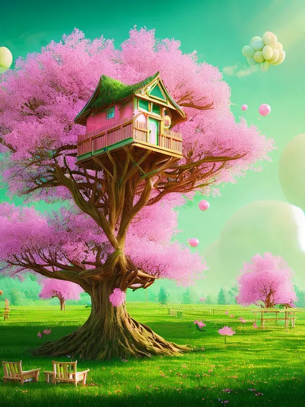 Fantasy Treehouse Landscapes