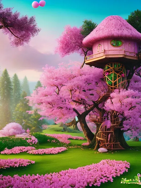 Fantasy Treehouse Landscapes