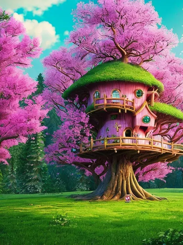 Fantasy Treehouse Landscapes