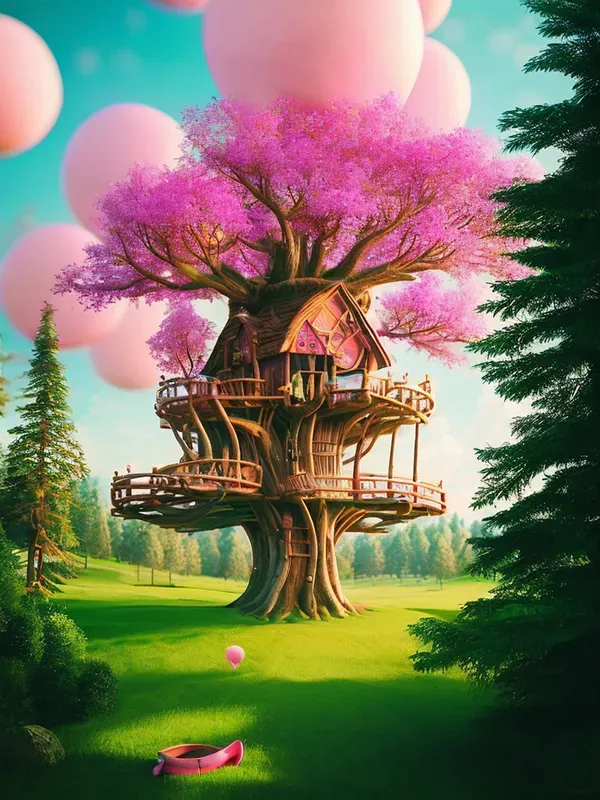 Fantasy Treehouse Landscapes
