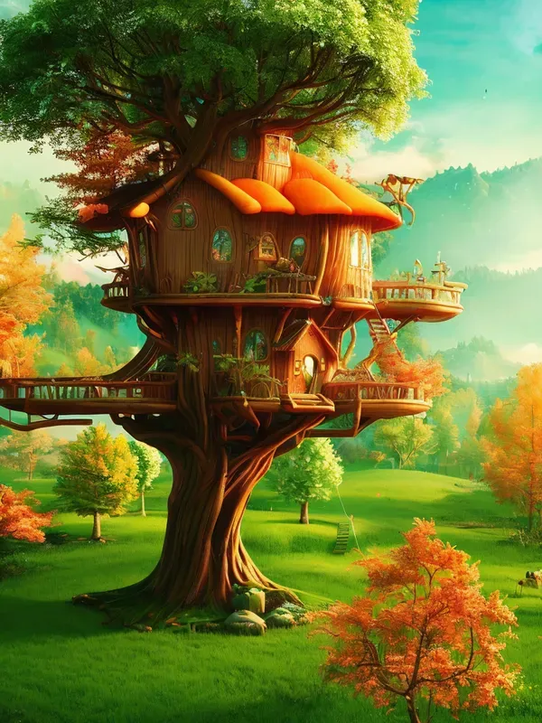 Fantasy Treehouse Landscapes