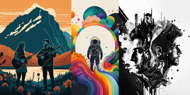 Stunning Album Cover Art generated by undefined