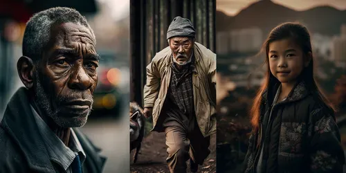 Realistic Portraits generated by midjourney