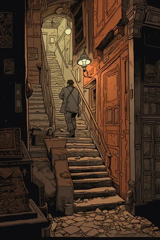 Vintage Comic Jacque Tardi Style